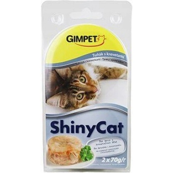 Gimborn GimCat ShinyCat tuniak a krevety 2 x 70 g