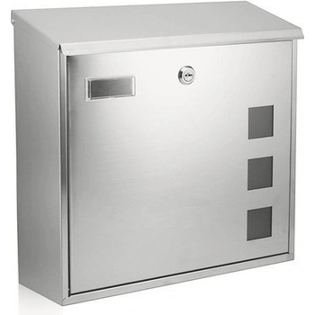 Richter Poštová schránka BK.703.G.N s okienkami z matného plexiskla nerez