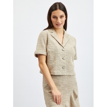 orsay Светлокафява дамска меланжирана блуза с къс ръкав ORSAY Orsay | Kafyav | ЖЕНИ | S