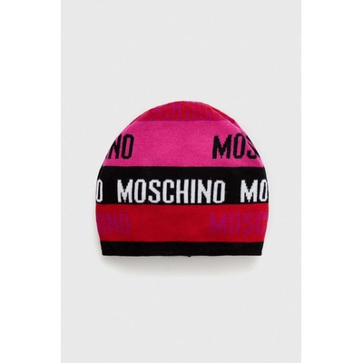 Moschino Вълнена шапка Moschino в розово от вълна (M5740.65365)
