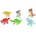 Rappa Комплект фигурки Rappa - Бебета динозаври II, 6 броя, 5 cm (440029-2)