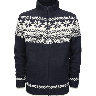 Cardigan Norweger pulovr navy