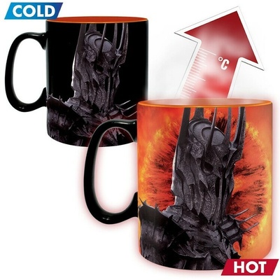 ABYstyle Hrnček Pán prsteňov Sauron meniaci sa 460 ml