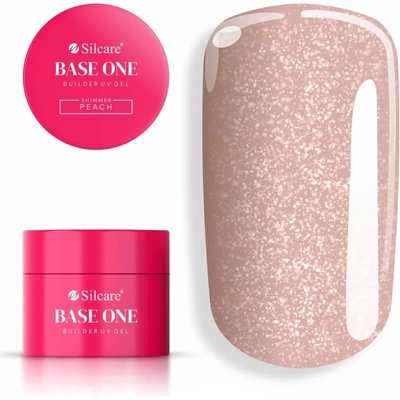 Silcare Base One Shimmer peach gel 15 g
