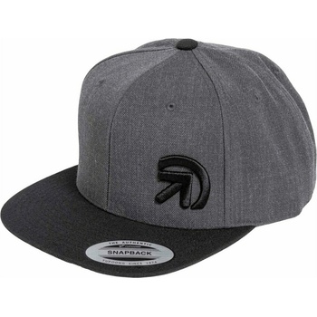 Meatfly шапка с козирка Finester Snapback Dark Grey | Сив | Размер Meatfly | Siv | МЪЖЕ | ONE SIZE