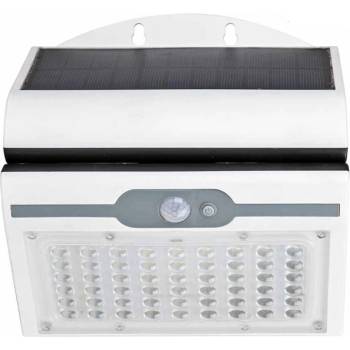 VIVALUX Соларен led аплик със сензор fold solar 4w pir 4000k ip45 (viv004726)