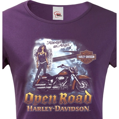 Bezvatriko.cz 1940 Dámské tričko Harley-Davidson 19 Fialová