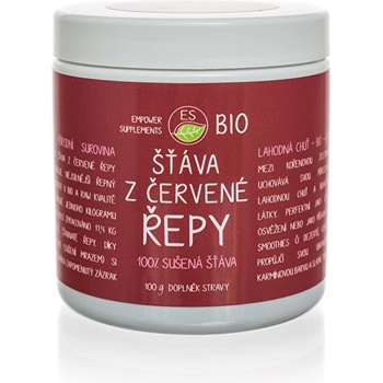 Empower Supplements Bio šťáva z červené řepy 100 g