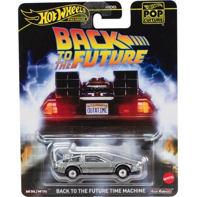 Hot Wheels Premium Pop Culture Back to the Future Time Machine