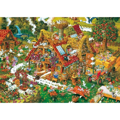 Heye - Puzzle Ryba: Cartoon Classics: Funny Farm - 1 000 piese