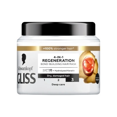 Gliss maska Regenerácia 4 v 1 400 ml