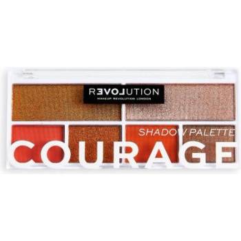 Revolution Beauty Colour Play Shadow Palette палитра сенки за очи 5.2 g нюанс Courage