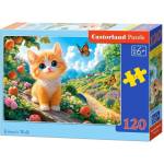 Castorland Пъзел Castorland от 120 части - Котенце на разходка (B-13623-1) - ozone