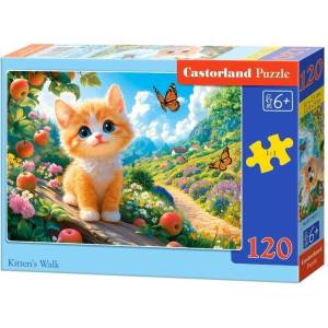 Castorland Пъзел Castorland от 120 части - Котенце на разходка (B-13623-1) - ozone