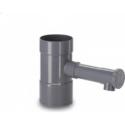 Garden Line Zberač dažďovej vody do zvodovej rúry 80 mm sivý CH-DES5981