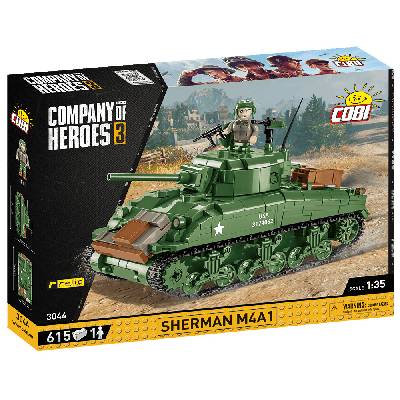 Cobi 3044 Americký tank Sherman M4A1 - Company of Heroes.