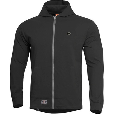 Pentagon pánska mikina s kapucňou Agis Ring Spun Black