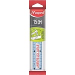 Maped Линеал, пластмасов, нечуплив, 15 см, MAPED "Study Unbreakable", смесени цветове 245310 (245310)