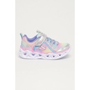 Skechers S Lights Heart Lights Rainbow Lux silver multi