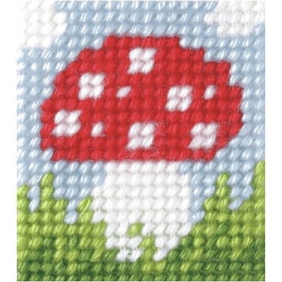 Kreativní sada na vyšívání Hříbek 11x13cm