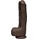 Doc Johnson The D Uncut D ULTRASKYN 9" with Balls Chocolate
