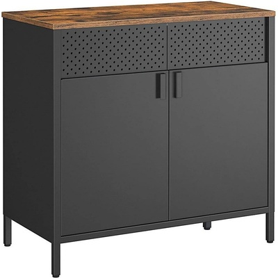 Fira Komoda černá/hnědá EZ0003 – Zbozi.Blesk.cz