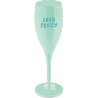 Koziol Sklenička CHEERS s potiskem EASY PEASY 100 ml