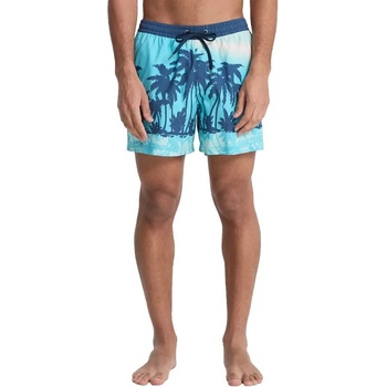 Quiksilver Бански гащета Quiksilver Everyday Printed Volley 15´´ swimming shorts - Blue (Aqua Thermotropics)