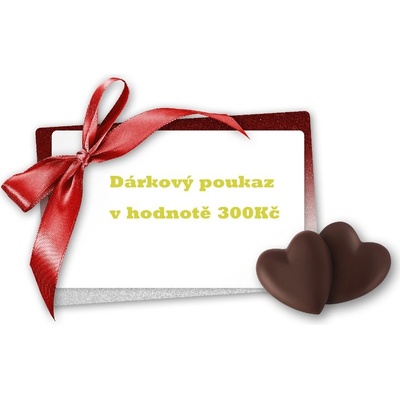 Dárkový poukaz v hodnotě 300Kč