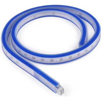 Prima-obchod Ohebné pravítko délka 40 cm, 50 cm, 60 cm, barva 1 (50 cm) modrá