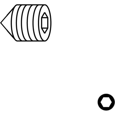 IGM Šroub STEI Conical Point - M5x5 CMT