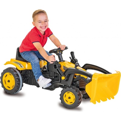 Jamara Šliapací traktor Strong Bull s lyžicou žltý