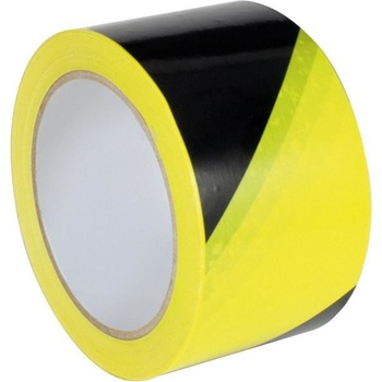 IKS EDE98575130 Výstražná páska lepicí 60 mm x 66 m žluto-černá