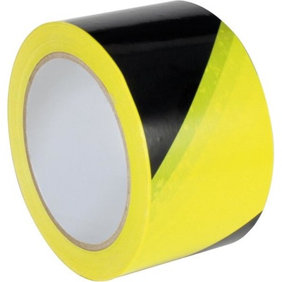 IKS EDE98575130 Výstražná páska lepicí 60 mm x 66 m žluto-černá