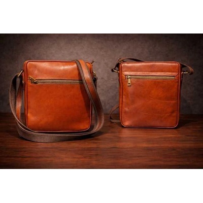 Max Original Leather Pámska kožená taška cognac 1