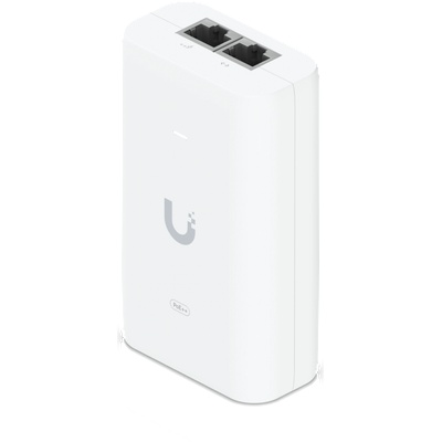 Ubiquiti U-POE-PLUS-EU, U-POE+ адаптер 30W, захранва UniFi PoE+ устройства, Съдържа RJ45 вход за данни (U-POE-PLUS-EU)