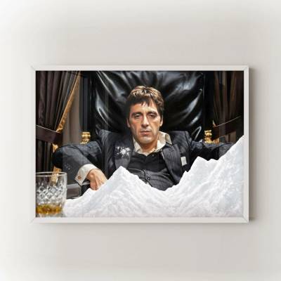 Tony Velikost: 50x70 cm, Rám: Bílý