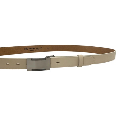 Penny Belts pánský kožený opasek 30-027-PS-44 béžový