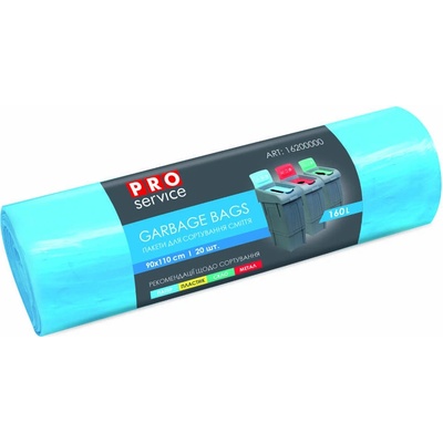 Alufix Pytle 160l 24µm 20ks modrá