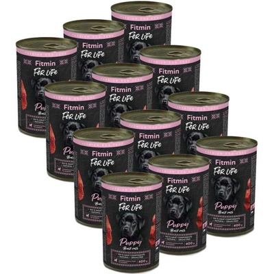 Fitmin dog For Life Puppy Beef 12 x 400 g