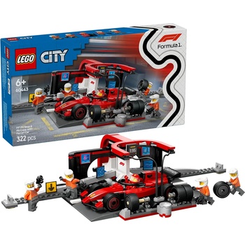 LEGO® City - F1 Pit Stop & Pit Crew with Ferrari Car (60443)