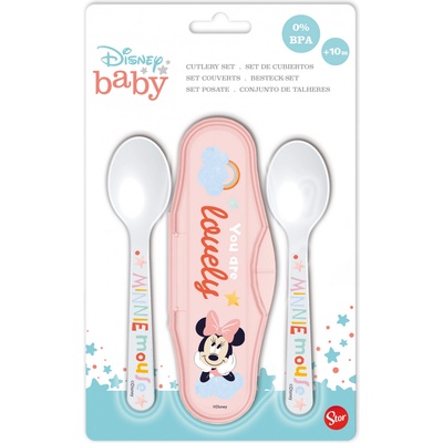 Storline Cestovní sada příborů Minnie 2 ks
