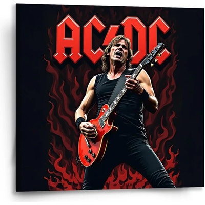 Sablio Obraz ACDC Gitarista - 50x50 cm