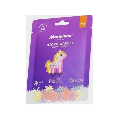 Marioinex Micro Waffle 120 Pieces Pony