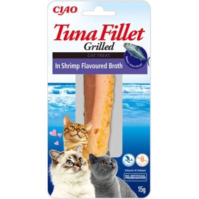 Inaba Cat Grilovaný tuniak vo vývare z kreviet 15 g