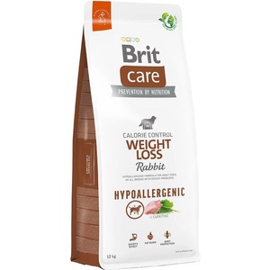 Brit Dog Hypoallergenic Weight Loss Rabbit монопротеинна, със заешко месо и бял трън 1kg