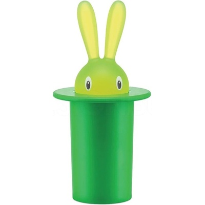 ALESSI stojan na párátka Magic Bunny zelený
