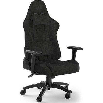 Corsair Геймърски стол Corsair TC100 RELAXED - Fabric Black/Black (CORSAIR-CHAIR-9010051-WW)