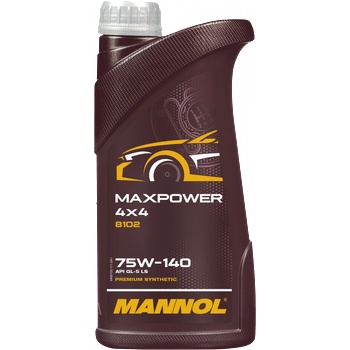 MANNOL Трансмисионно масло MANNOL Maxpower 75W-140 GL-5 1L (4036021102429)