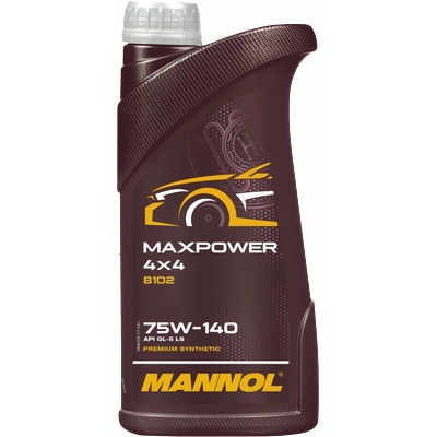 MANNOL Трансмисионно масло MANNOL Maxpower 75W-140 GL-5 1L (4036021102429)